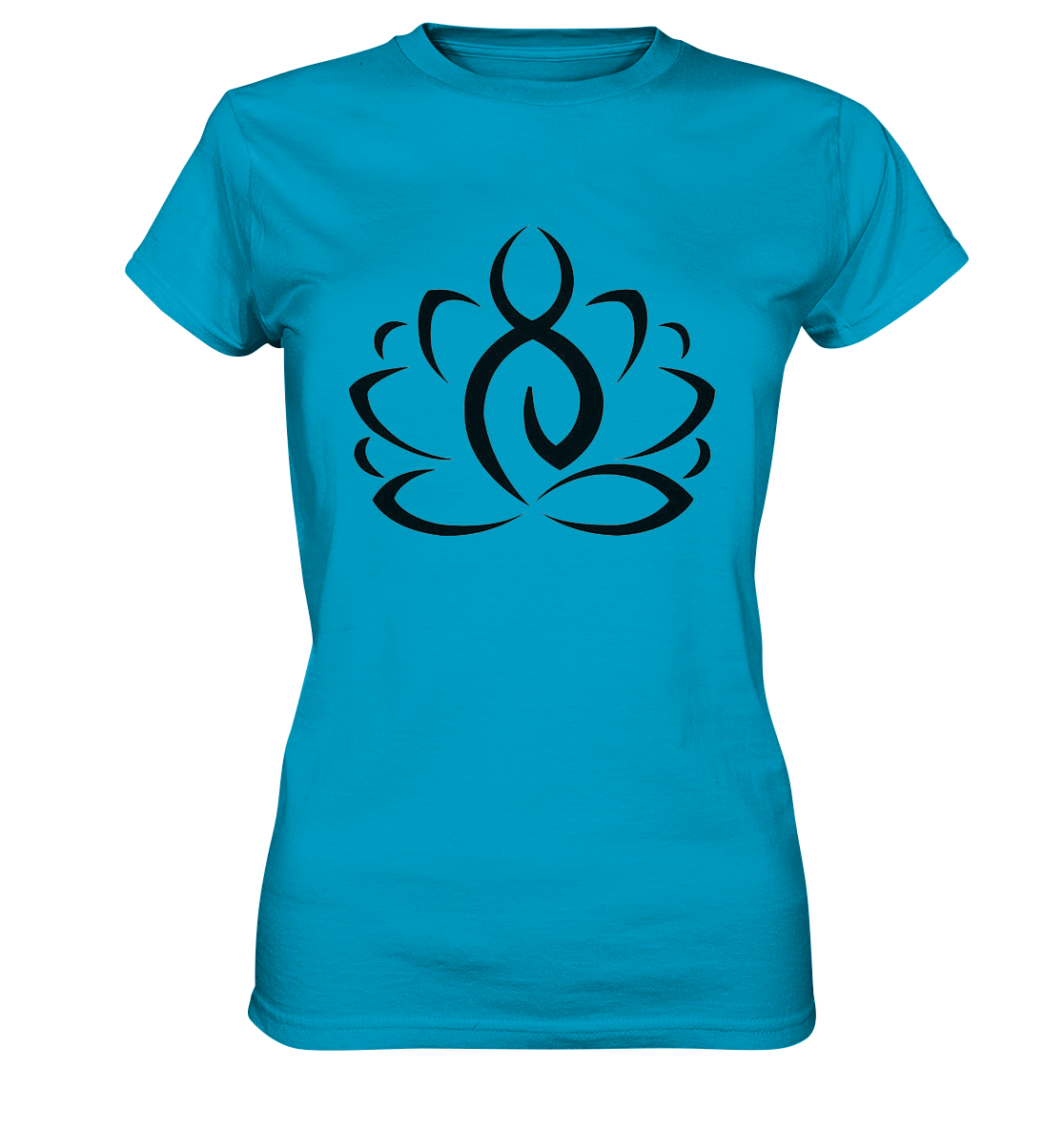 Damen T-Shirt mit "Lotus Motiv"