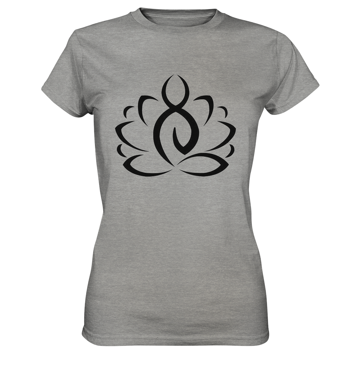 Damen T-Shirt mit "Lotus Motiv"