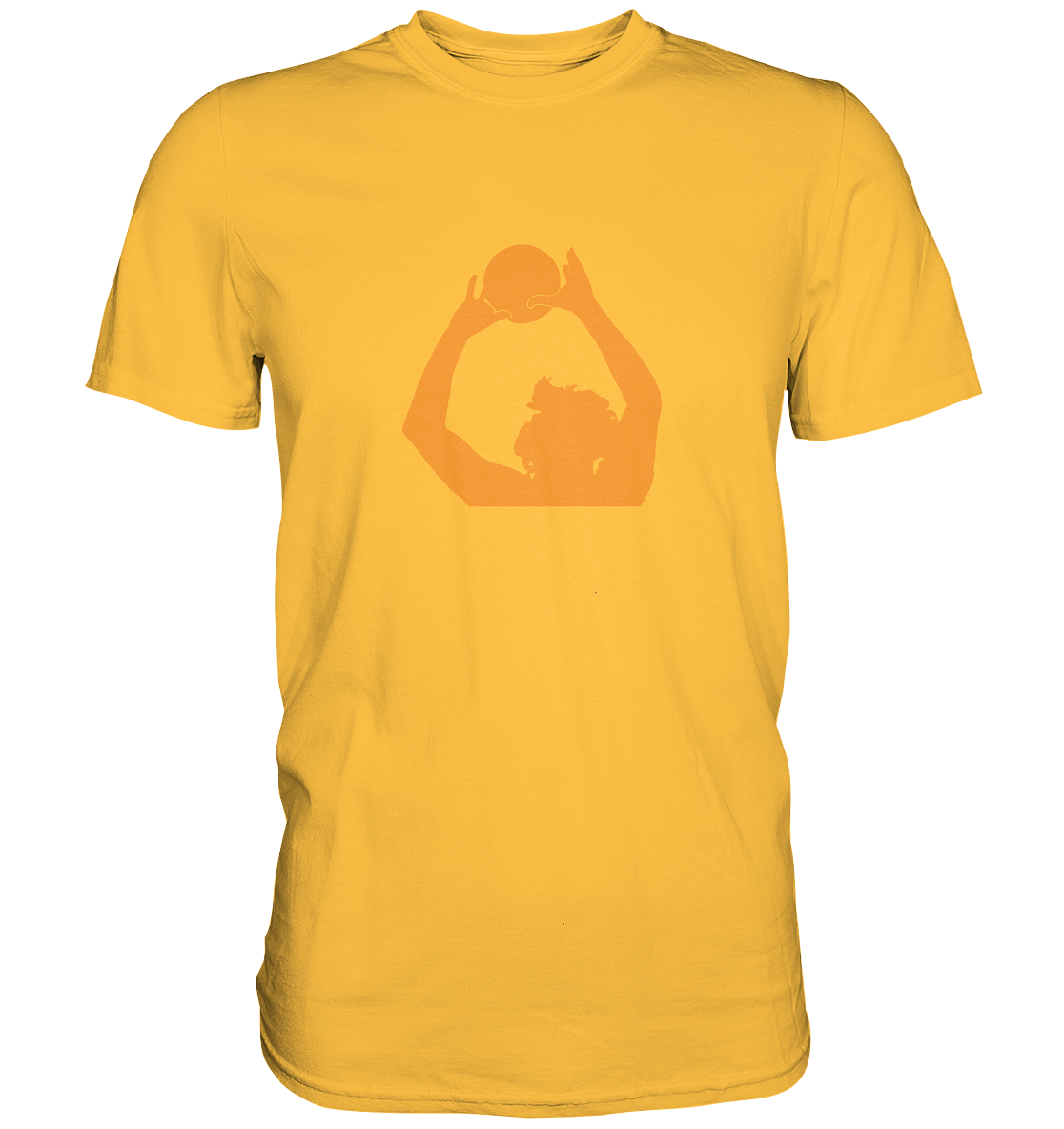 Yolleyball 02 Shirt Sil Orange - Premium Shirt